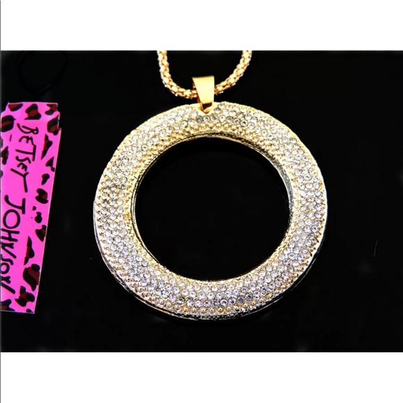 💋📿🔘Circle Cz Necklace. - Picture 2 of 2